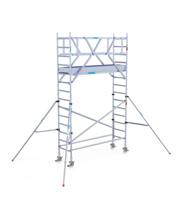 Euro Scaffold Rolsteiger Euroscaffold Professional 75x250 5,2m werkhoogte vrijstaand