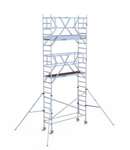 Rolsteiger Euroscaffold Professional 75x250 7,2m werkhoogte vrijstaand