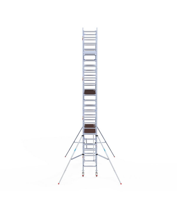 Rolsteiger Euroscaffold Professional 75x250 8,2m werkhoogte carbon vloer vrijstaand Euro Scaffold Rolsteiger Euroscaffold Professional 75x250 8,2m werkhoogte carbon vloer vrijstaand