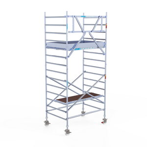 Rolsteiger Euroscaffold Original 135x190 5,2m werkhoogte tegen de gevel