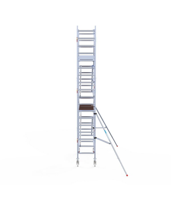 Euro Scaffold Rolsteiger Euroscaffold Original 75x190 6,2m werkhoogte tegen de gevel