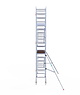 Euro Scaffold Rolsteiger Euroscaffold Original 75x190 6,2m werkhoogte tegen de gevel