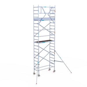 Rolsteiger Euroscaffold Original 75x190 7,2m werkhoogte tegen de gevel