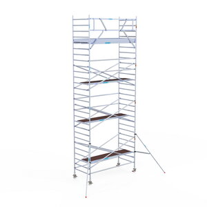 Rolsteiger Euroscaffold Original 135x305 9,2m werkhoogte tegen de gevel