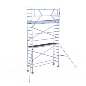 Rolsteiger Euroscaffold Original 75x305 6,2m werkhoogte tegen de gevel