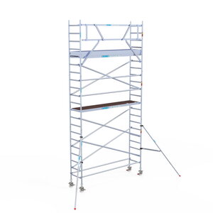 Rolsteiger Euroscaffold Original 75x305 7,2m werkhoogte tegen de gevel