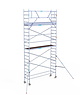 Euro Scaffold Rolsteiger Euroscaffold Original 75x305 7,2m werkhoogte carbon vloer tegen de gevel