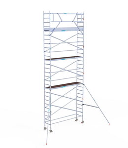 Rolsteiger Euroscaffold Original 75x305 9,2m werkhoogte tegen de gevel