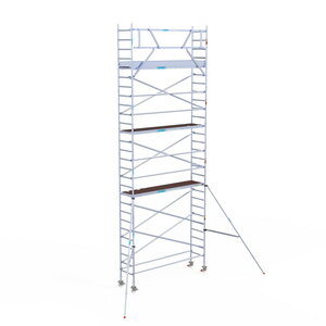 Rolsteiger Euroscaffold Original 75x305 9,2m werkhoogte tegen de gevel