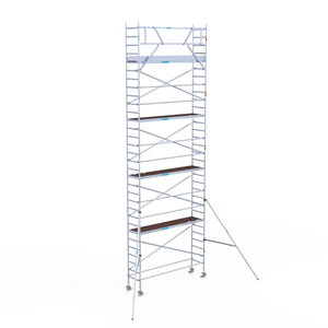 Rolsteiger Euroscaffold Original 75x305 10,2m werkhoogte tegen de gevel