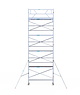 Euro Scaffold Rolsteiger Euroscaffold Original 75x305 10,2m werkhoogte tegen de gevel