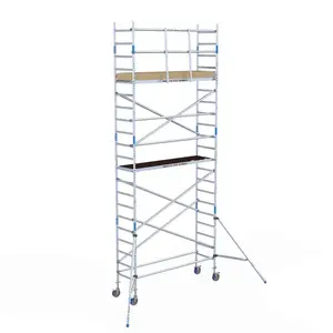 Alumexx Basic rolsteiger 75 x 190 x 7,2m WH met schoren