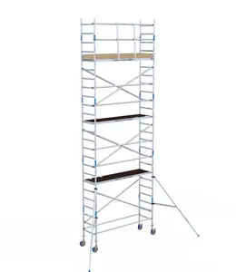 Alumexx Basic rolsteiger 75 x 190 x 8,2m WH met schoren