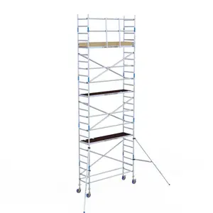 Alumexx Basic rolsteiger 75 x 190 x 8,2m WH met schoren