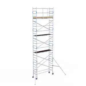 Alumexx Basic rolsteiger 75 x 190 x 9,2m WH met schoren