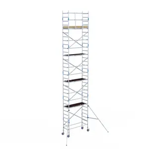 Alumexx Basic rolsteiger 75 x 190 x 10,2m WH met schoren