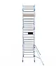 Alumexx Basic rolsteiger 135 x 190 x 7,2m WH met schoren