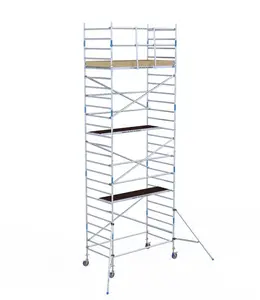 Alumexx Basic rolsteiger 135 x 190 x 8,2m WH met schoren