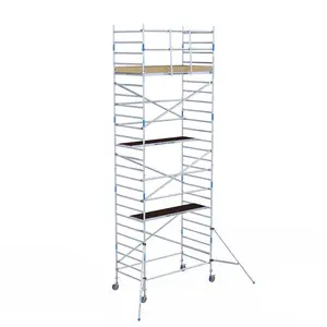 Alumexx Alumexx Basic rolsteiger 135 x 190 x 8,2m WH met schoren Alumexx Basic rolsteiger 135 x 190 x 8,2m WH met schoren