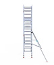Euro Scaffold Rolsteiger Euroscaffold Professional 75x190 5,2m werkhoogte tegen de gevel