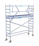 Euro Scaffold Rolsteiger Euroscaffold Professional 75x305 4,2m werkhoogte tegen de gevel