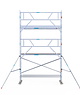 Euro Scaffold Rolsteiger Euroscaffold Professional 75x305 6,2m werkhoogte tegen de gevel