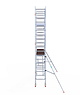 Euro Scaffold Rolsteiger Euroscaffold Professional 75x305 6,2m werkhoogte tegen de gevel