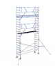 Euro Scaffold Rolsteiger Euroscaffold Professional 75x305 7,2m werkhoogte tegen de gevel