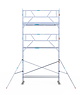 Euro Scaffold Rolsteiger Euroscaffold Professional 75x305 7,2m werkhoogte tegen de gevel