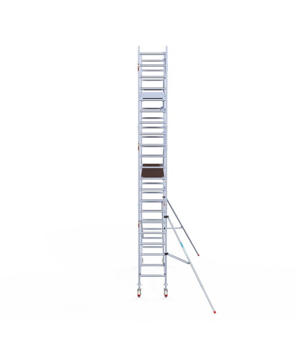 Euro Scaffold Rolsteiger Euroscaffold Professional 75x305 7,2m werkhoogte tegen de gevel
