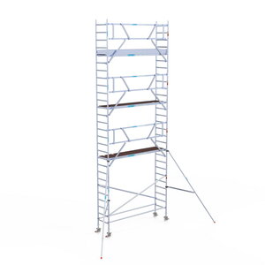 Rolsteiger Euroscaffold Professional 75x305 9,2m werkhoogte tegen de gevel