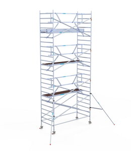 Rolsteiger Euroscaffold Professional 135x305 8,2m werkhoogte tegen de gevel