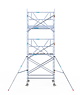 Euro Scaffold Rolsteiger Euroscaffold Professional 135x190 6,2m werkhoogte tegen de gevel
