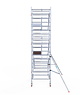 Euro Scaffold Rolsteiger Euroscaffold Professional 135x190 6,2m werkhoogte tegen de gevel
