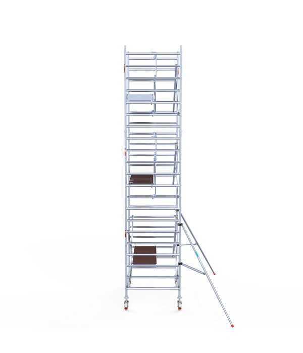 Euro Scaffold Rolsteiger Euroscaffold Professional 135x190 7,2m werkhoogte tegen de gevel
