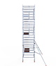 Euro Scaffold Rolsteiger Euroscaffold Professional 135x190 7,2m werkhoogte tegen de gevel