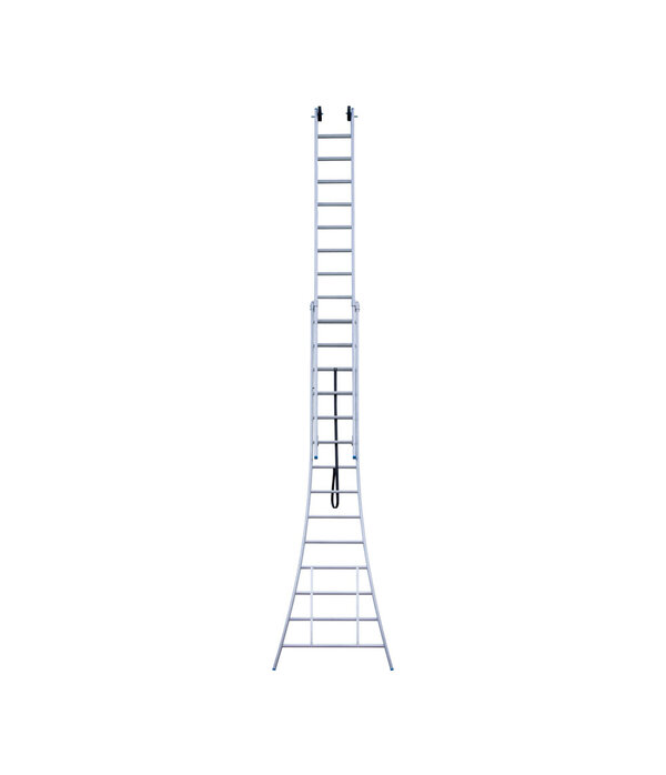 Euro Scaffold Reform ladder Eurostairs Pro uitgebogen 2x14 sporten + toprol