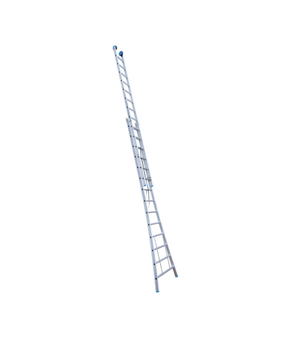 Euro Scaffold Reform ladder Eurostairs Pro uitgebogen 2x14 sporten + toprol