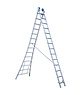 Euro Scaffold Reform ladder Eurostairs Pro uitgebogen 2x14 sporten + toprol