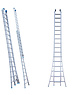 Opsteek ladder Eurostairs Pro uitgebogen 2x16 sporten + toprol Euro Scaffold Opsteek ladder Eurostairs Pro uitgebogen 2x16 sporten + toprol