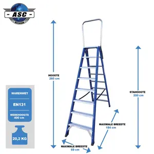 ASC Pro-Line Dubbele Trap 8 treden