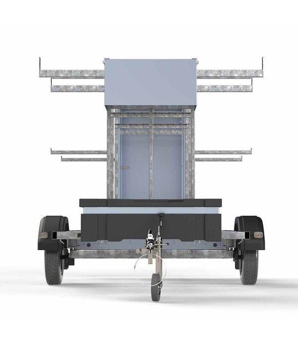 Euro Scaffold X Carrier afsluitbare aanhanger 250