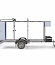 Euro Scaffold X Carrier afsluitbare aanhanger 305