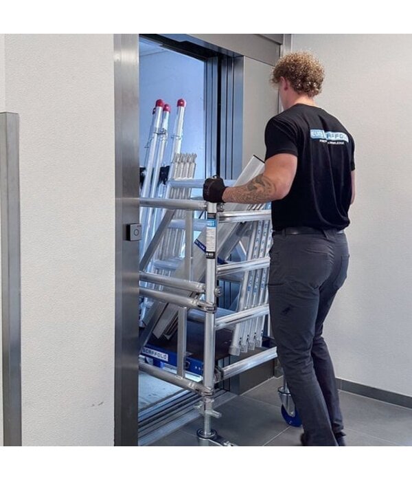 Euro Scaffold ONE TOWER Rolsteiger Carbon platform 75x120x4,2 meter werkhoogte