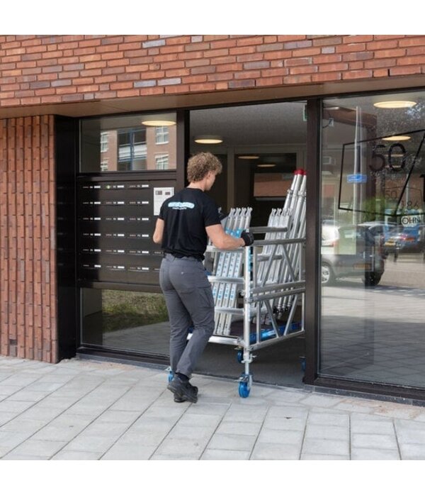 ONE TOWER Rolsteiger Carbon platform 75x120x5,2 meter werkhoogte Euro Scaffold ONE TOWER Rolsteiger Carbon platform 75x120x5,2 meter werkhoogte