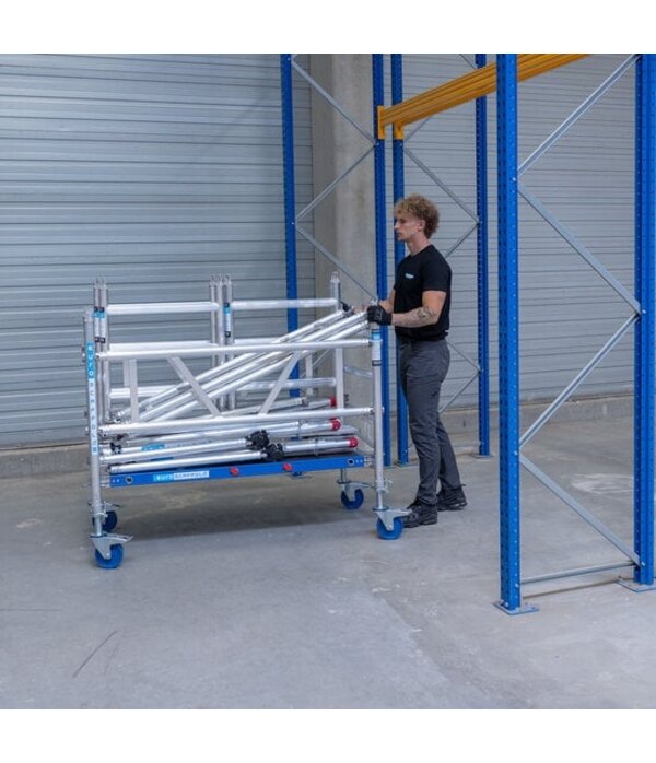 ONE TOWER Rolsteiger XL 75x165x7,2 meter werkhoogte Euro Scaffold ONE TOWER Rolsteiger XL 75x165x7,2 meter werkhoogte