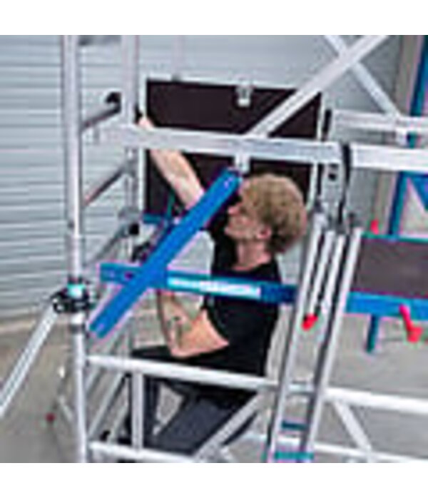 Euro Scaffold ONE TOWER XL PRO Rolsteiger 75x165x7,2 meter werkhoogte