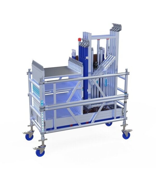 ONE TOWER XL PRO Rolsteiger 75x165x8,2 meter werkhoogte Euro Scaffold ONE TOWER XL PRO Rolsteiger 75x165x8,2 meter werkhoogte