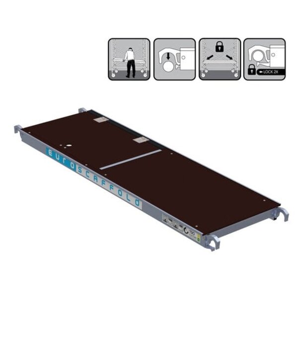 Euro Scaffold ES Platform 1.90m met luik