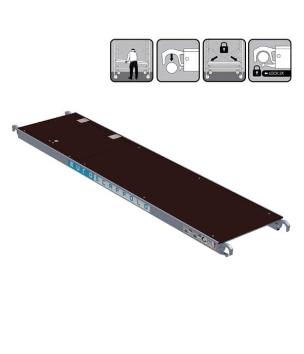 Euro Scaffold ES Platform 2.50m met luik